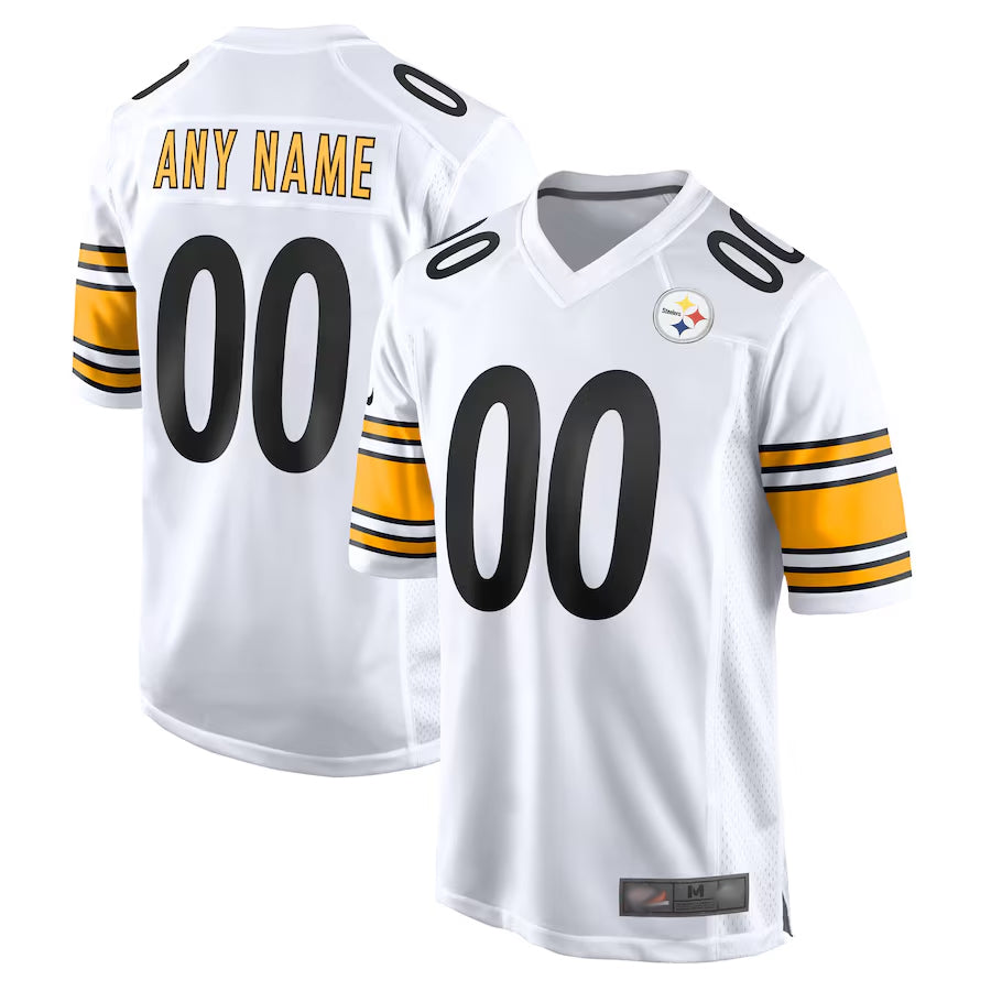 Fenge Custom P.Steelers White Home Game Stitched Jerseys