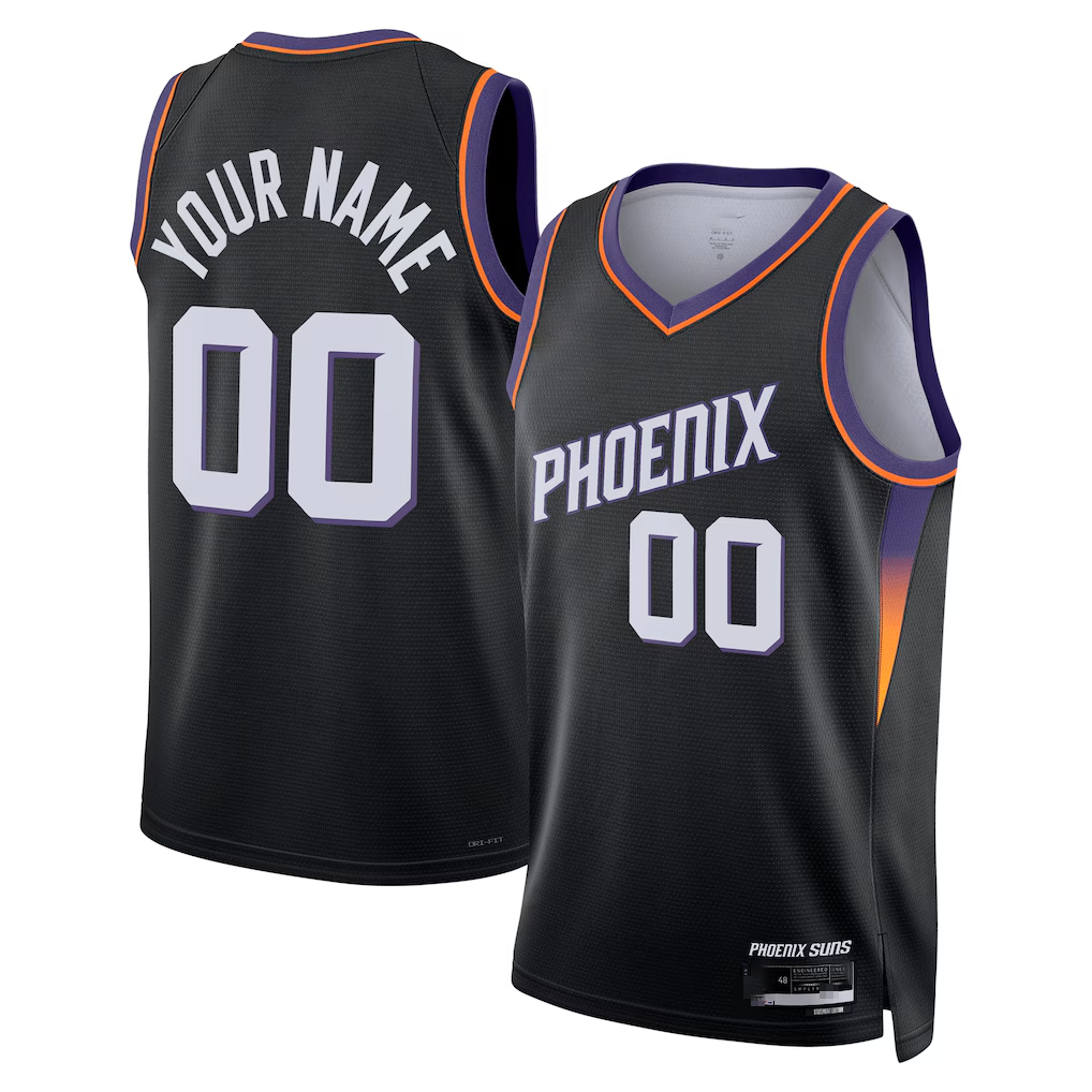 Fenge Custom P.Sunss Black Swingman Jerseys - Statement Edition