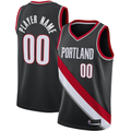 Fenge Custom PT.Blazers Black 2020-2021 Swingman Jerseys - Icon Edition