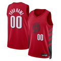 Fenge Custom PT.Blazers Red 2022-2023 Swingman Jerseys - Statement Edition