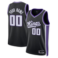Fenge Custom S.Kings Black Swingman Jerseys - Icon Edition