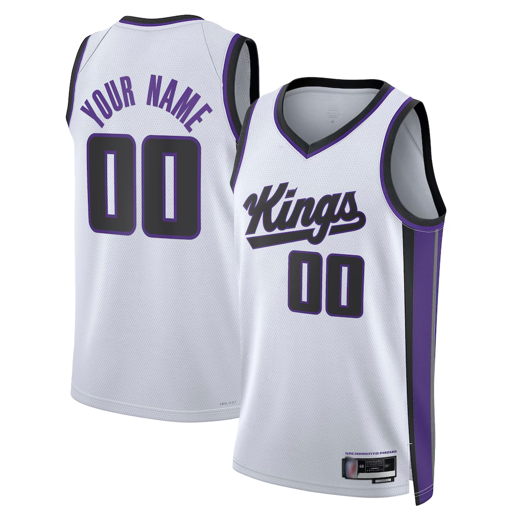 Fenge Custom S.Kings White Swingman Jerseys - Association Edition