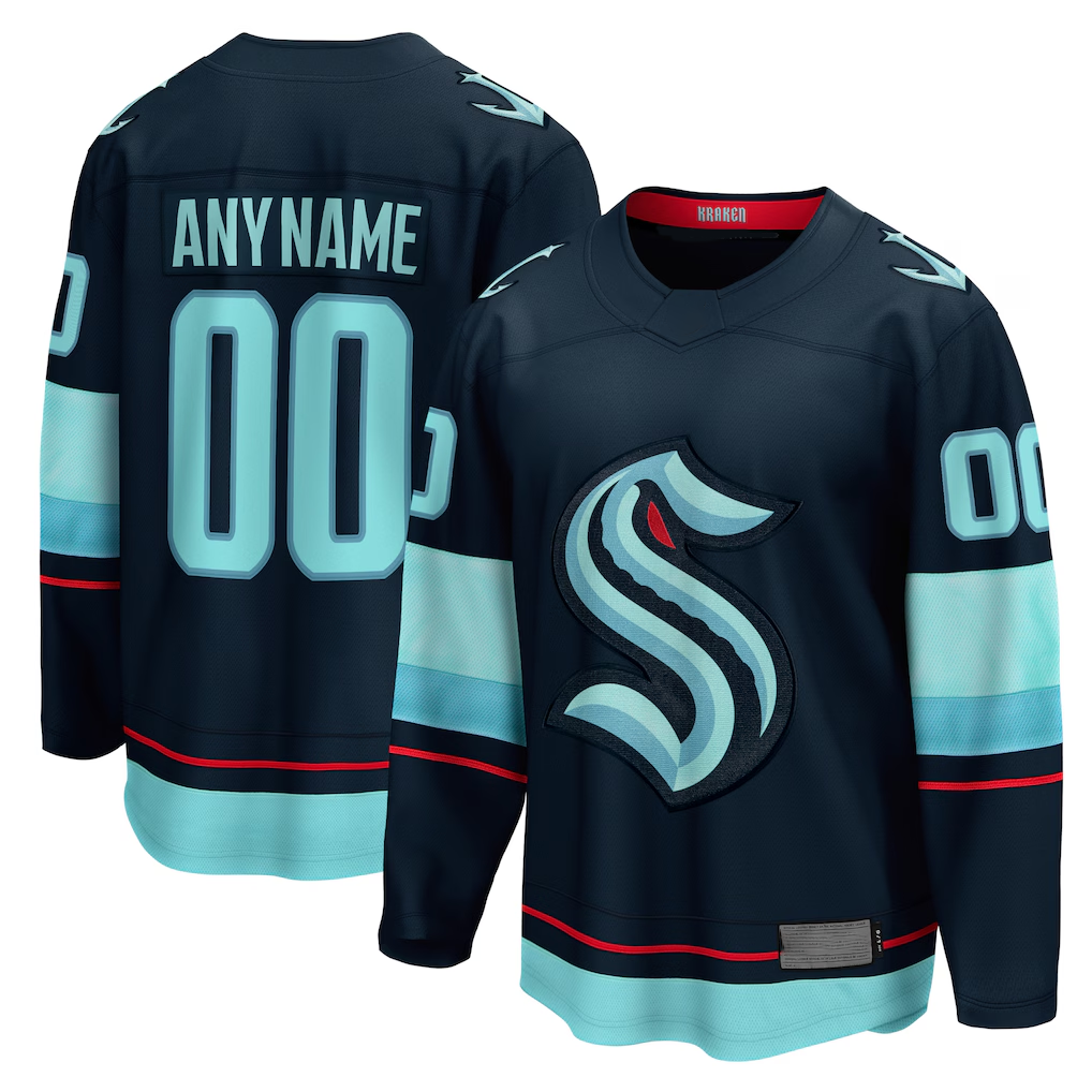 Fenge Custom S.Kraken Deep Sea Blue Home Breakaway Jerseys
