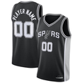 Fenge Custom SA.Spurs Black Swingman Jerseys - Icon Edition