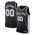 Fenge Custom SA.Spurs Black Swingman Jerseys - Icon Edition