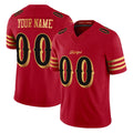 Fenge Custom SF.49ers Red Rivalries Vapor Limited Home Game Any Name & Numbers Stitched Jerseys