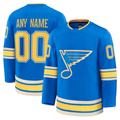 Fenge Custom St.L.Blues Blue Alternate Premium Jerseys