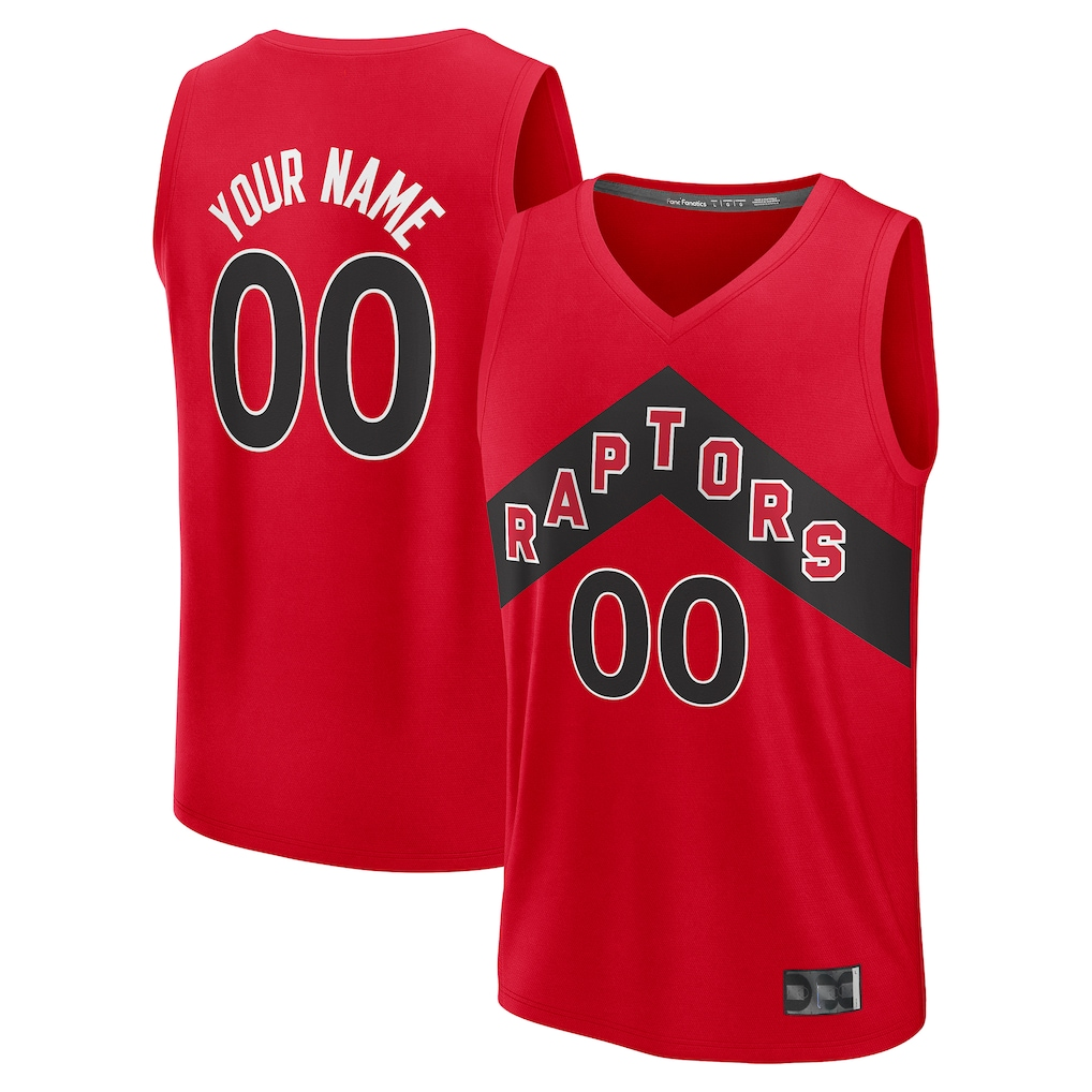Fenge Custom T.Raptors Red Fast Break Jerseys - Icon Edition