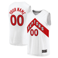 Fenge Custom T.Raptors White Fast Break Custom Replica Jerseys - Association Edition