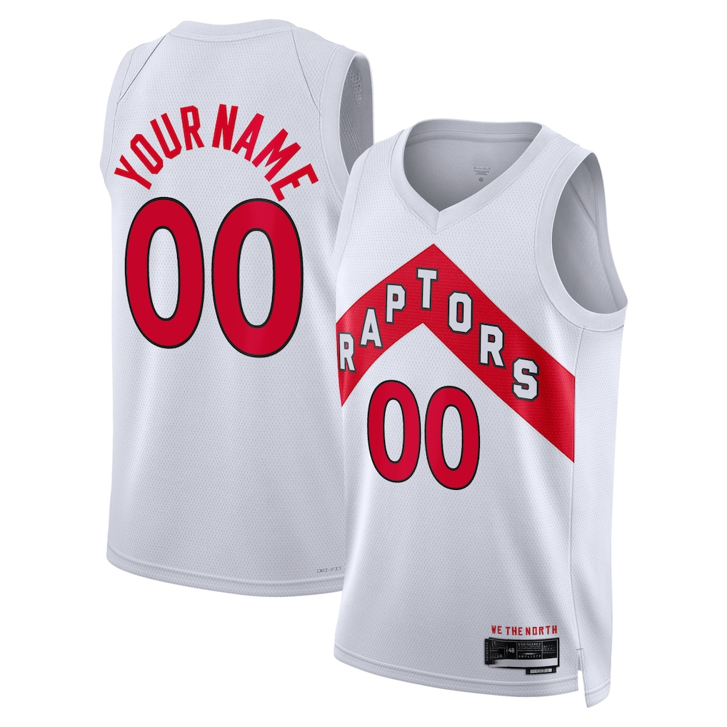 Fenge Custom T.Raptors White Swingman Jerseys - Association Edition
