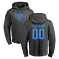 Fenge Custom T.Titans Ash One Color Pullover Hoodies Home Game Any Name & Numbers Stitched Jerseys