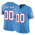 Fenge Custom T.Titans Light Blue Limited Vapor F.U.S.E. Home Game Any Name & Numbers Stitched Jerseys
