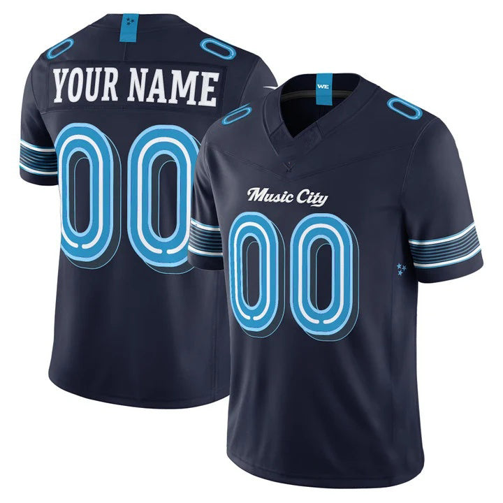 Fenge Custom T.Titans Navy 2026 Rivalries Vapor Limited Jersey - All Stitched