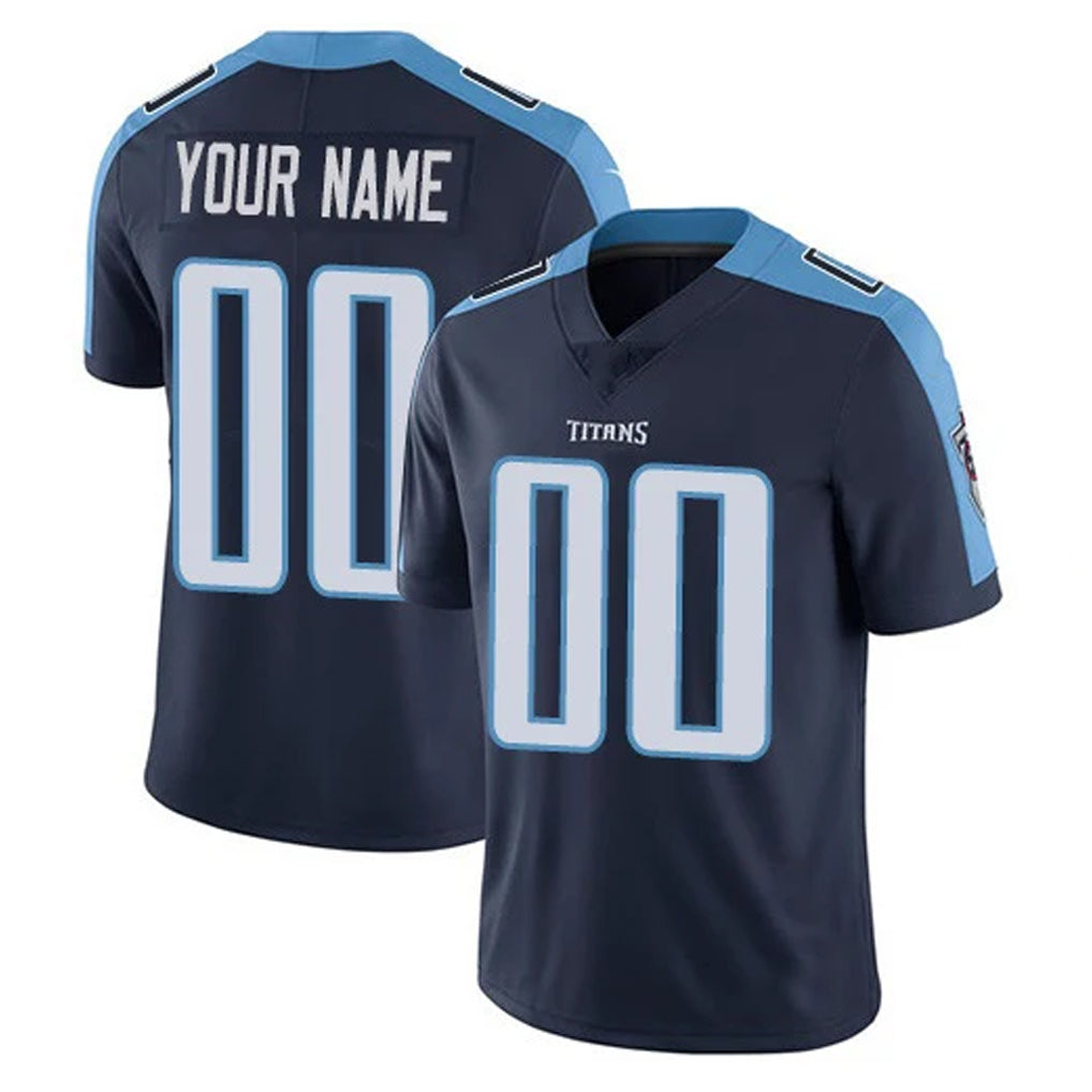 Fenge Custom T.Titans Navy Limited Vapor Home Game Any Name & Numbers Stitched Jerseys