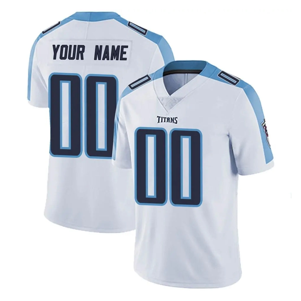 Fenge Custom T.Titans White Limited Vapor Untouchable Home Game Any Name & Numbers Stitched Jerseys