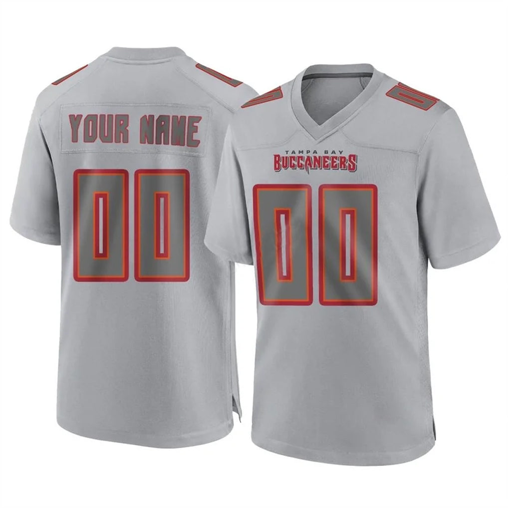 Fenge Custom TB.Buccaneers Gray Atmosphere Fashion Home Game Any Name & Numbers Stitched Jerseys