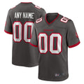 Fenge Custom TB.Buccaneers Pewter Home Game Stitched Jerseys