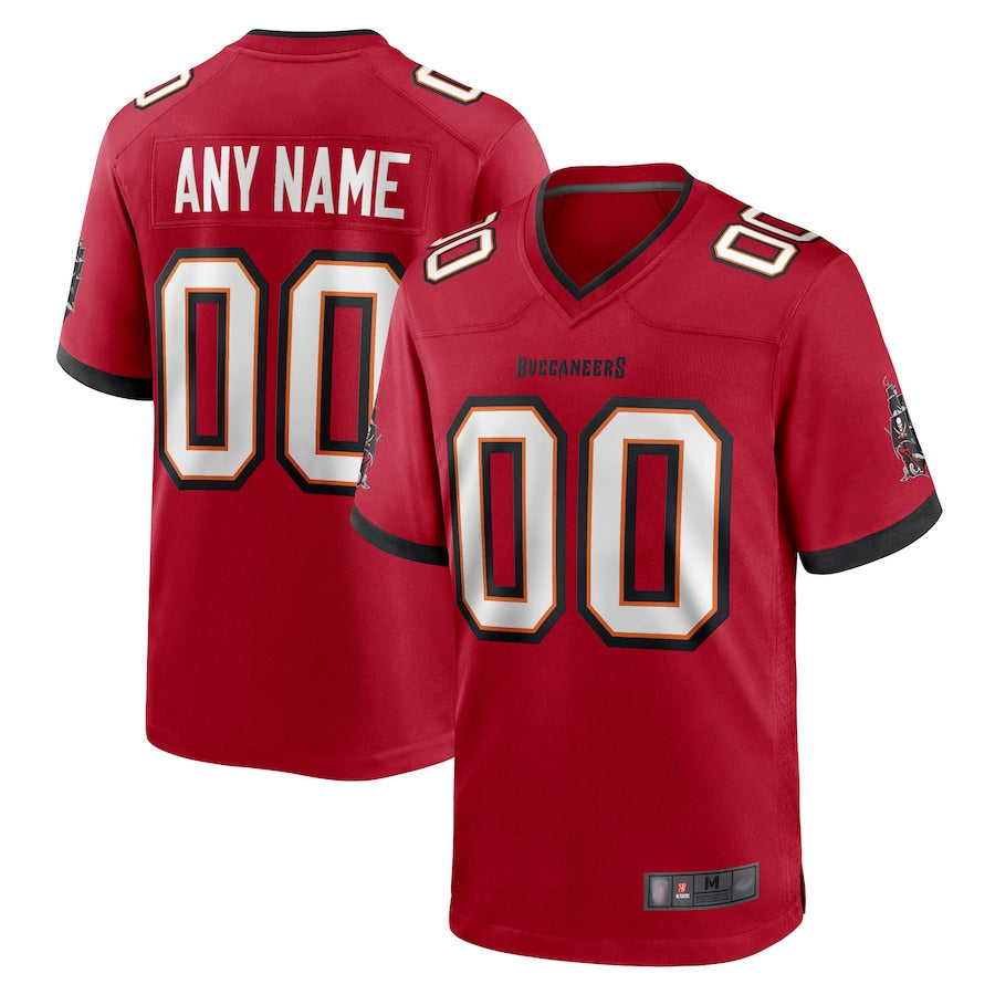 Fenge Custom TB.Buccaneers Red Replica Game Stitched Jerseys