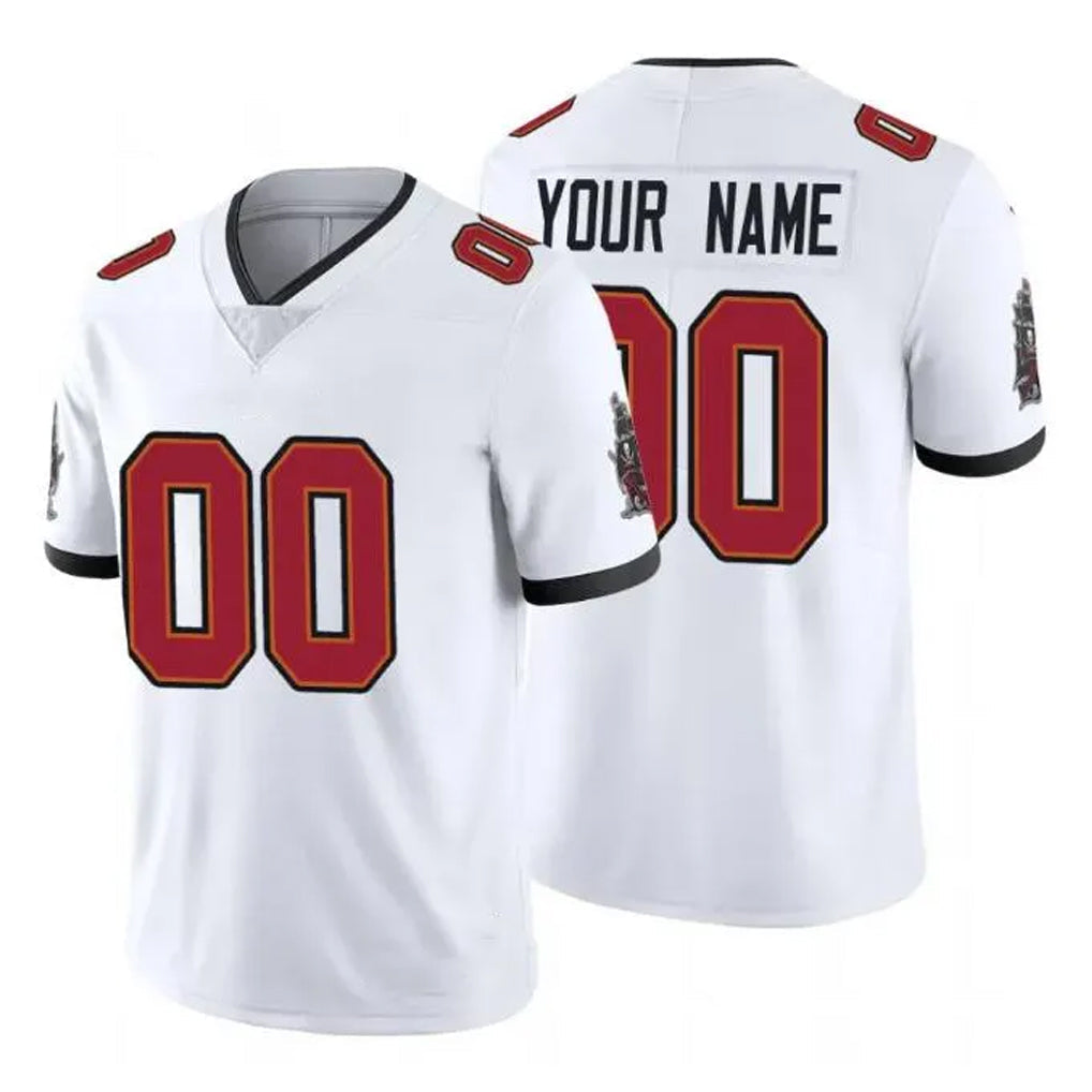 Fenge Custom TB.Buccaneers White Limited Vapor Untouchable Home Game Any Name & Numbers Stitched Jerseys