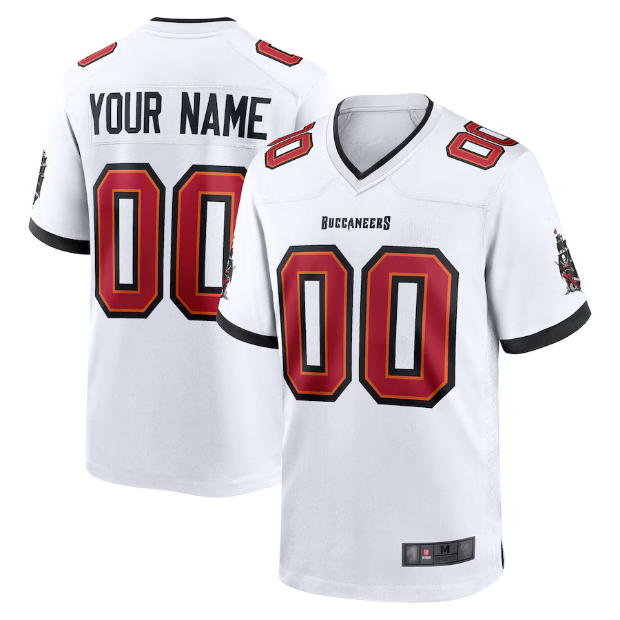 Fenge Custom TB.Buccaneers White Replica Game Stitched Jerseys