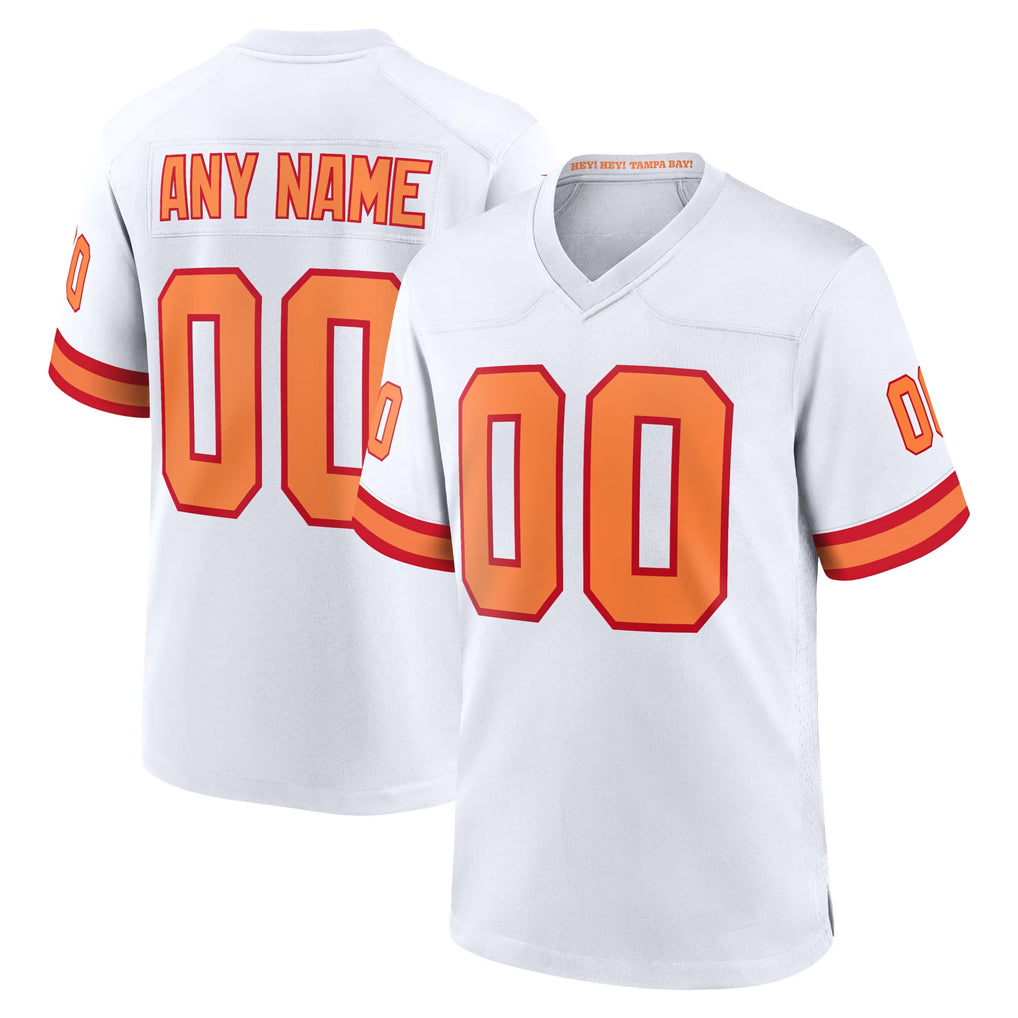 Fenge Custom TB.Buccaneers White '76 Home Game Any Name & Numbers Stitched Jerseys