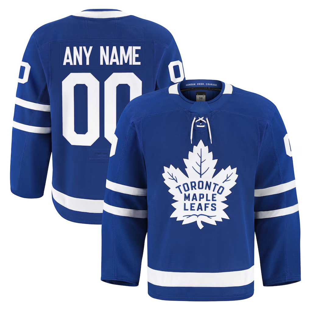 Fenge Custom T.Maple Leafs Blue Home Authentic Pro Jerseys