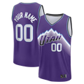 Fenge Custom U.Jazz Fanatics Purple Fast Break Replica Custom Jerseys - Icon Edition