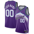 Fenge Custom U.Jazz Purple Swingman Jerseys - Icon Edition