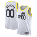 Fenge Custom U.Jazz White Swingman Jerseys - Association Edition