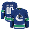 Fenge Custom V.Canucks Blue Home Authentic Pro Jerseys