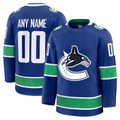 Fenge Custom V.Canucks Blue Home Premium Jerseys