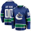 Fenge Custom V.Canucks Blue Home Team Breakaway Jerseys