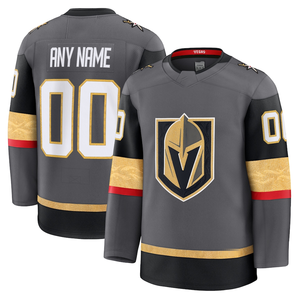 Fenge Custom V.Golden Knights Gray Alternate Premium Jerseys