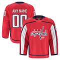 Fenge Custom W.Capitals Red Home Authentic Pro Jerseys