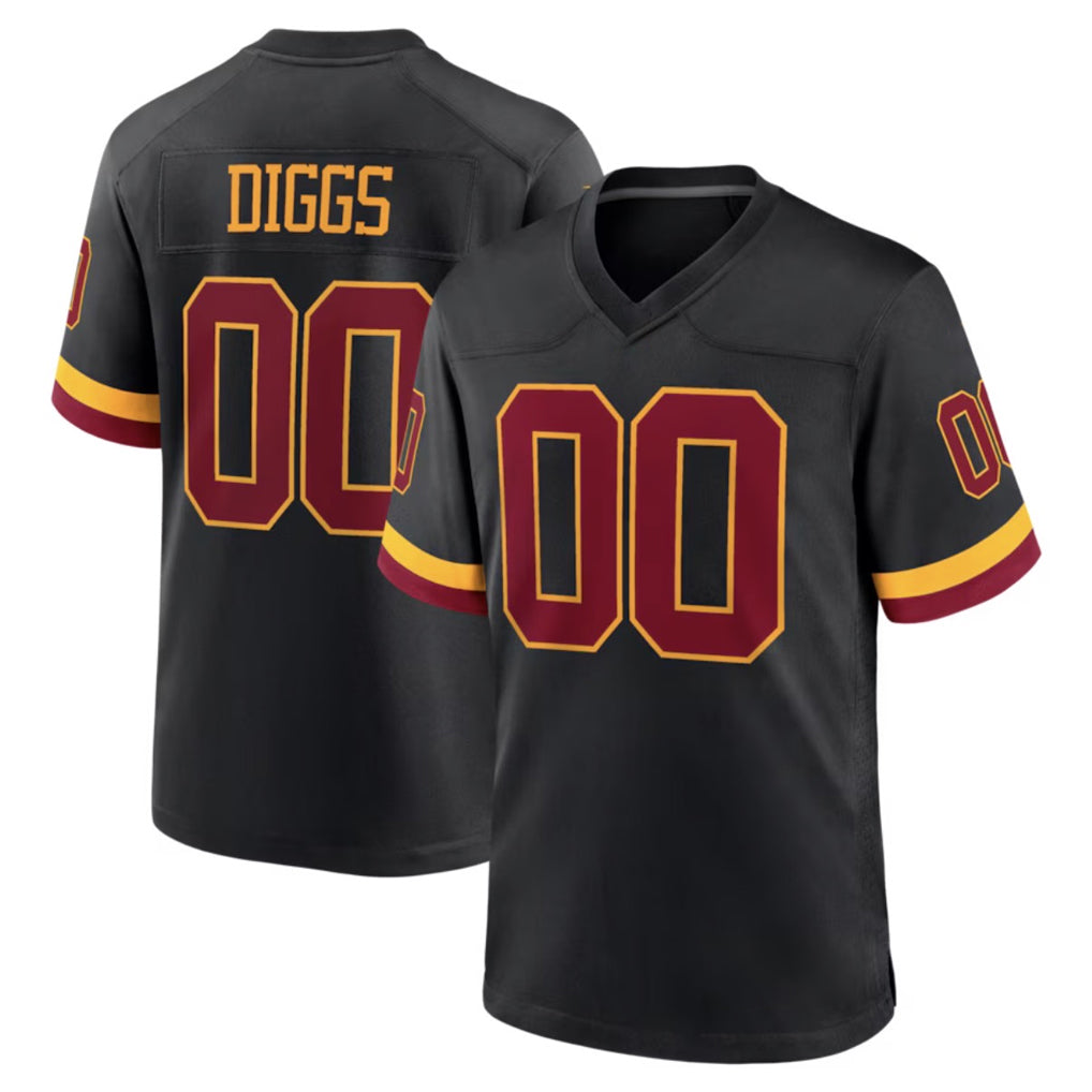 Fenge Custom W.Commanders Black Limited Home Game Any Name & Numbers Stitched Jerseys
