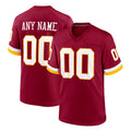 Fenge Custom W.Commanders Burgundy Game Home Any Name & Numbers Stitched Jerseys