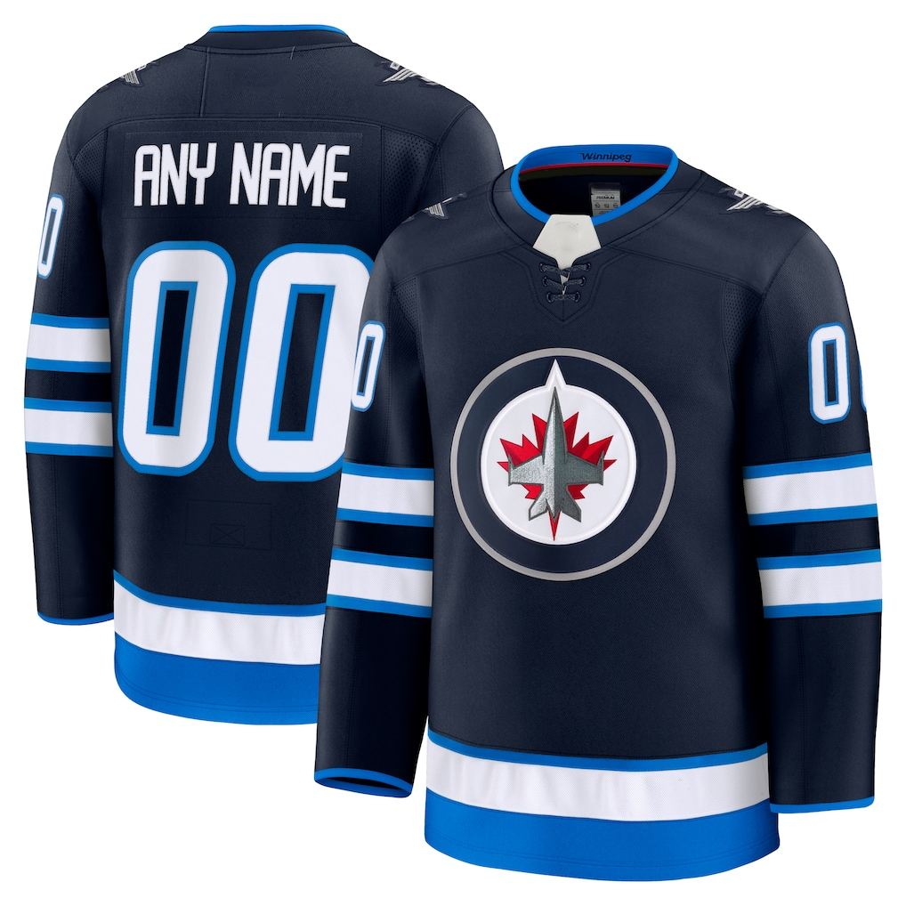 Fenge Custom W.Jets Navy Home Premium Jerseys