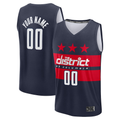 Fenge Custom W.Wizards Navy Fast Break Jerseys - Statement Edition