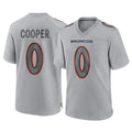Fenge D.Broncos #0 Jonathon Cooper Player Gray Atmosphere Fashion Limited Game Stitched Jerseys