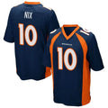 Fenge D.Broncos #10 Bo Nix Player Navy Game Stitched Jerseys