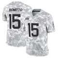 Fenge D.Broncos #15 Nik Bonitto Player Arctic Camo Salute to Service Limited Stitched Jerseys