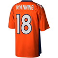 Fenge D.Broncos #18 Peyton Manning Mitchell & Ness Orange Big & Tall 2015 Retired Player Replica Stitched Puhic Jersey