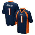 Fenge D.Broncos #1 Evan Engram Player Navy Game Stitched Jerseys