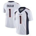 Fenge D.Broncos #1 Evan Engram Player White Vapor Untouchable Limited Home Game Stitched Jerseys