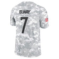 Fenge D.Broncos #7 John Elway Player Arctic Camo Salute to Service Limited Stitched Jerseys