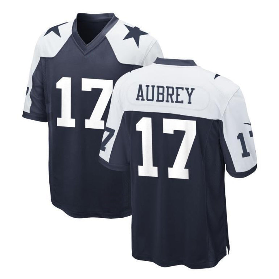 Fenge D.Cowboys #17 Brandon Aubrey Player Navy Alternate Game Stitched Jerseys