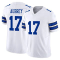 Fenge D.Cowboys #17 Brandon Aubrey Player White Limited Vapor F.U.S.E. Home Game Stitched Jerseys