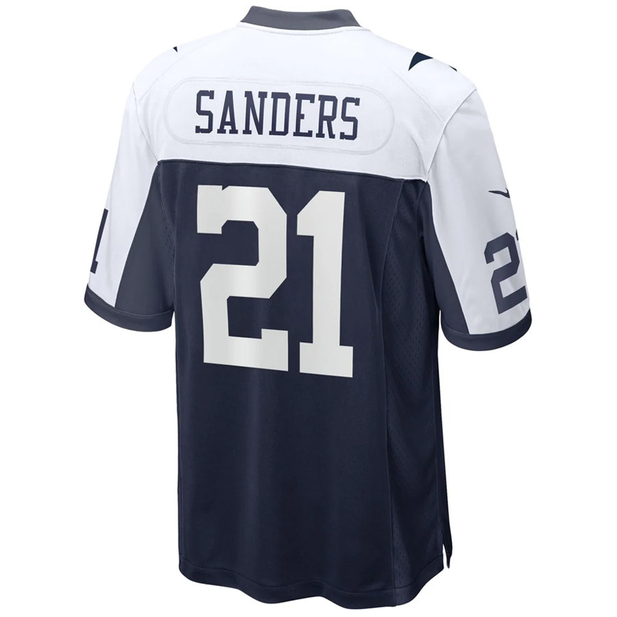 Fenge D.Cowboys #21 Deion Sanders Player Navy Alternate Game Stitched Jerseys