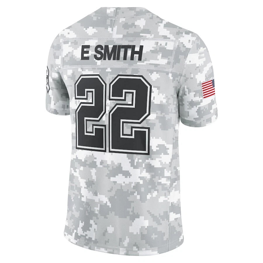 Fenge D.Cowboys #22 Emmitt Smith Player Arctic Camo Salute to Service Limited Stitched Jerseys