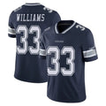 Fenge D.Cowboys #33 Javonte Williams Player Navy Vapor Untouchable Limited Home Game Stitched Jerseys